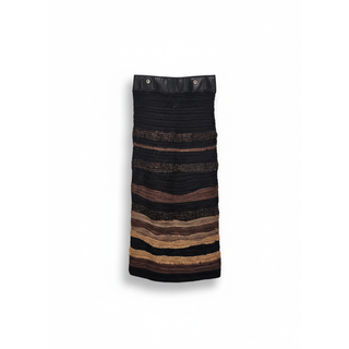 Tom Ford Women's Leather & Crochet Skirt