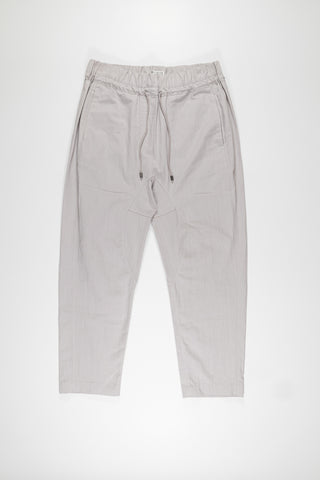 Brunello Cucinelli Linen Blend Drawstring Tapered Trousers