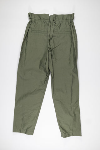 Brunello Cucinelli Crinkled Technical Fabric Paper-Bag Tapered Trousers
