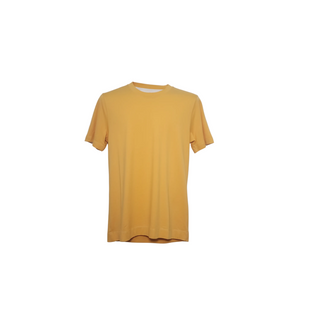 Brunello Cucinelli Cotton Yellow Crewneck T-Shirt