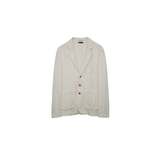Brunello Cucinelli Cotton Two-Button Patch Pocket Blazer