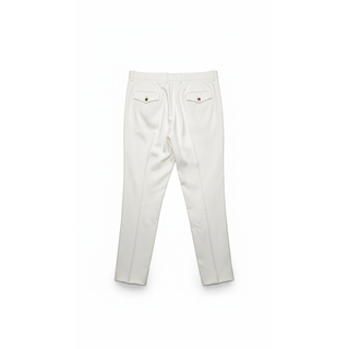 Brunello Cucinelli Cotton Linen Blend Two-Piece Suit Cream