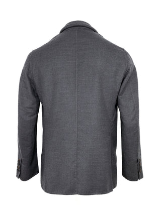 Brunello Cucinelli Cashmere Blend Double-Breasted Peacoat