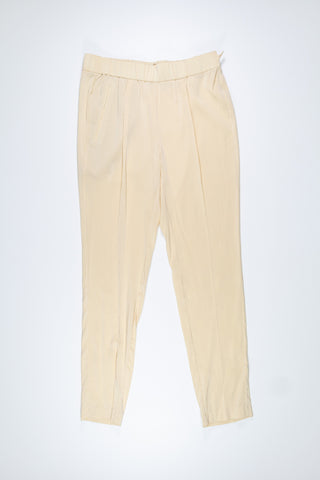 Brunello Cucinelli Crepe Elasticated Waist Pleated Trousers