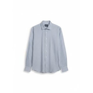 Brunello Cucinelli Cotton Pin-Striped Button-Down Collar Shirt