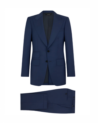 Tom Ford British Mohair Shelton Suit in Blue