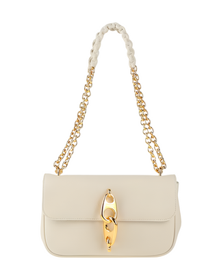 Tom Ford TOM FORD Smooth Leather Chain Shoulder Bag with Carabiner Clasp
