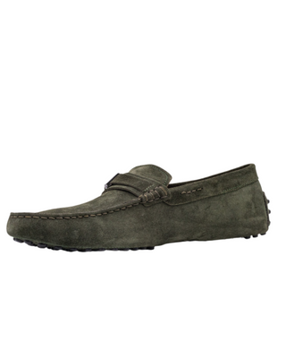 Tods Suede Buckle-Detail Gommino Driving Shoes