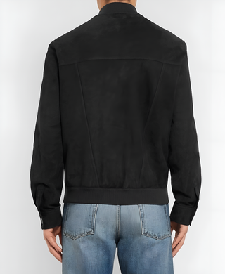 The Row James Suede Bomber Jacket