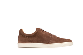 Brunello Cucinelli Suede Low-Top Sneakers with Contrast Sole