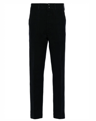 Tom Ford Cotton Straight-Leg Trousers with Front Seams