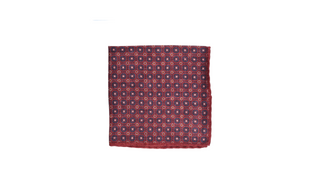 Brunello Cucinelli patterned pocket square