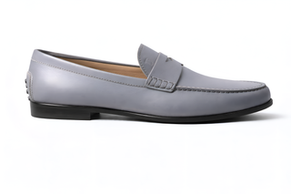Tod’s Dark Grey Leather Penny Loafer