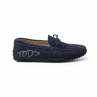 Tods Suede Gommino Driving Shoes with Side Logo