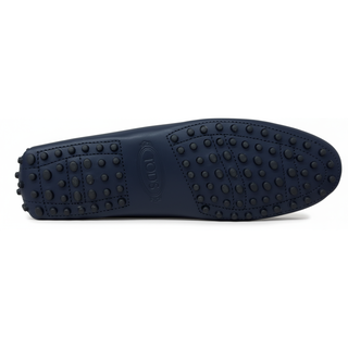 Tods Women's Suede Gommino Doppia T Loafers Galaxy Blue