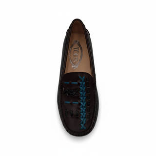 Tods Brown Leather Gommino Driving Loafers