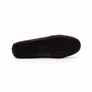 Tods Brown Leather Gommino Driving Loafers