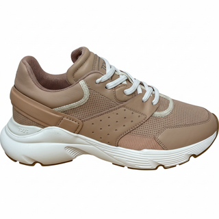 Tods Leather Low-Top Lace-Up Sneakers Pink
