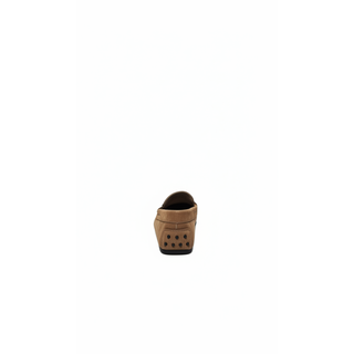 Tods Smooth Leather Penny Loafers in Brown