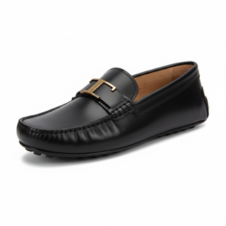 Tods Men's T Buckle Logo Loafer
