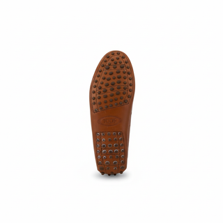 TODS WOMENS LOAFERS IN BRANDY