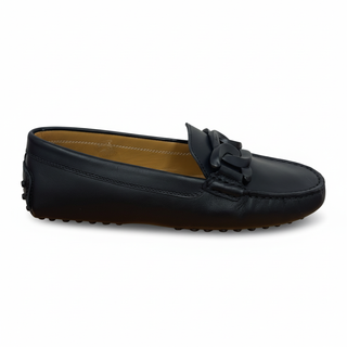 Tods Leather Gommino Loafers in Black