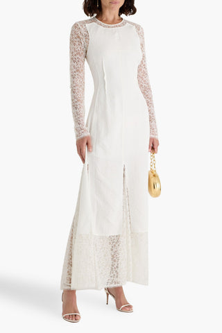 SIMKHAI BRINDA CORDED LACE AND CLOQU GOWN - Size 6