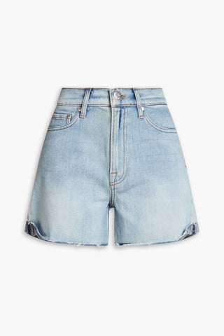 TOMORROW DENIM BROWN FADED DENIM SHORTS - Size 24