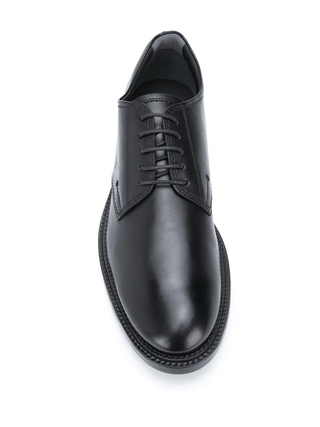 Tods Leather Lace-Up Derby Shoes with Lug Sole
