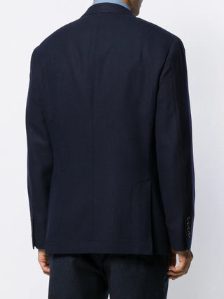 Brunello Cucinelli Fine Wool Two-Button Navy Blazer