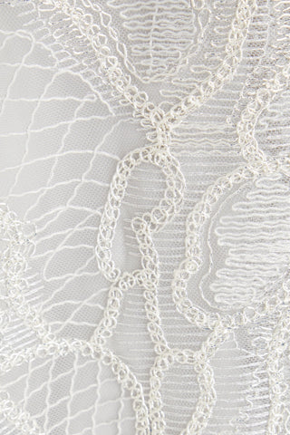 SIMKHAI JOY EMBROIDERED TULLE MINI DRESS - Size 12