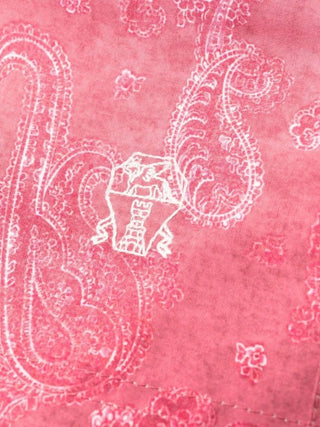 Brunello Cucinelli Brunello Cucinelli Pink Paisley Print Drawstring Swim Shorts