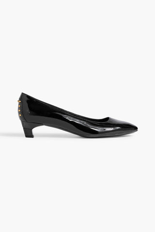 TOD'S GLOSSED-LEATHER PUMPS - Size 39