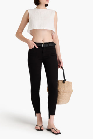FRAME LE HIGH HIGH-RISE SKINNY JEANS - Size 34