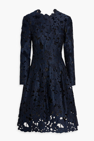 OSCAR DE LA RENTA GUIPURE LACE DRESS - Size 6