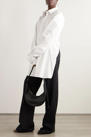 MARIE ADAM - LEENAERDT OVERSIZED COTTON-POPLIN SHIRT - Size 36