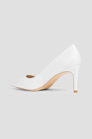 STUART WEITZMAN LEIGH 75 LEATHER PUMPS - Size 7