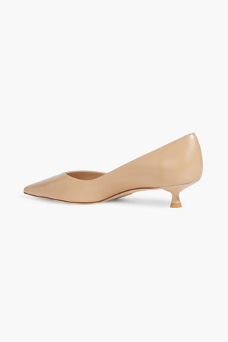 STUART WEITZMAN EVA 35 LEATHER PUMPS - Size 8.5