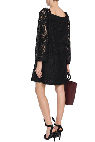 SEE BY CHLOÉ CUTOUT COTTON-BLEND CORDED LACE DRESS - Size 42