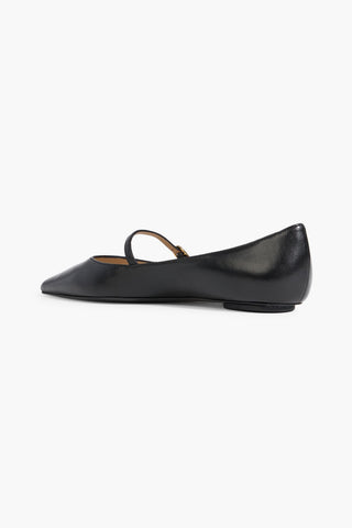 STUART WEITZMAN EMILIA LEATHER MARY JANE FLATS - Size 7