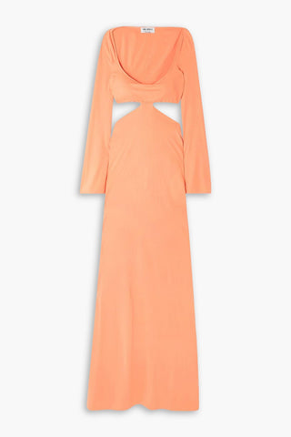 THE ATTICO LESLIE CUTOUT JERSEY MAXI DRESS - Size 42
