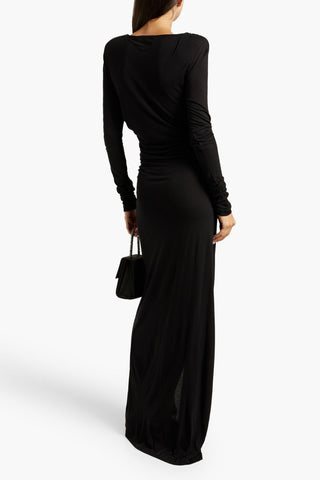 ENVELOPE1976 SAN DONA RUCHED JERSEY MAXI DRESS - Size 42