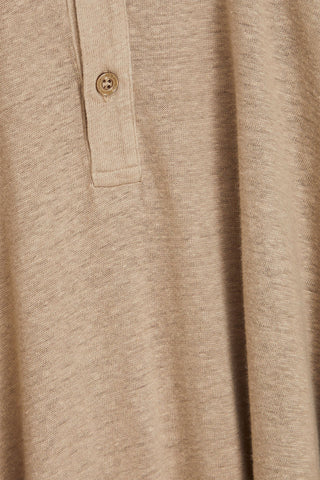 FRESCOBOL CARIOCA MELLO LINEN-JERSEY POLO SHIRT - Size M