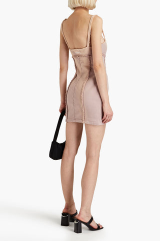 OFF-WHITE™ LAUNDRY FRENCH COTTON-TERRY MINI DRESS - Size 38