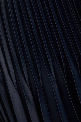 3.1 PHILLIP LIM CHINTZ PLEATED SATIN MIDI SKIRT - Size 8