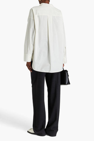 BY MALENE BIRGER DERRIS OVERSIZED COTTON-POPLIN SHIRT - Size 38