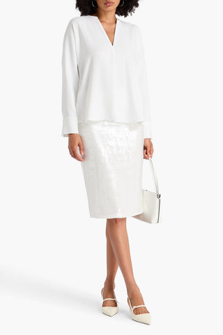 VINCE CREPE BLOUSE - Size M