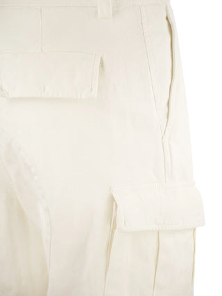 Brunello Cucinelli Cotton Blend Side Pocket Cargo Trousers