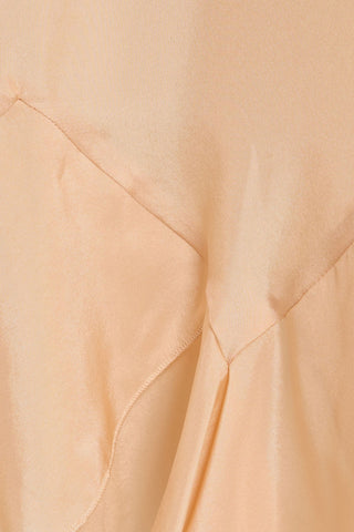 STELLA MCCARTNEY ASYMMETRIC SILK-SATIN MAXI SKIRT - Size 40