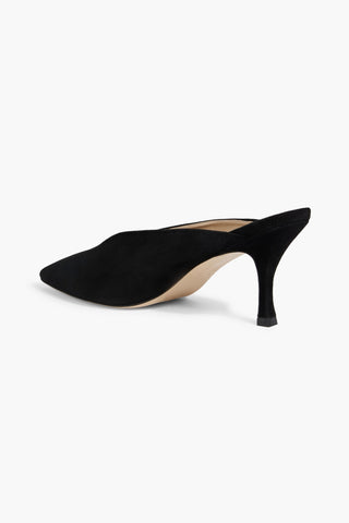 STUART WEITZMAN LULAH SUEDE MULES - Size 7